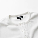 TWELTREE Muscle Fit Rib Henley Short Sleeve White - Kaos Henley Rib Slim Fit Lengan Pendek Pria Putih