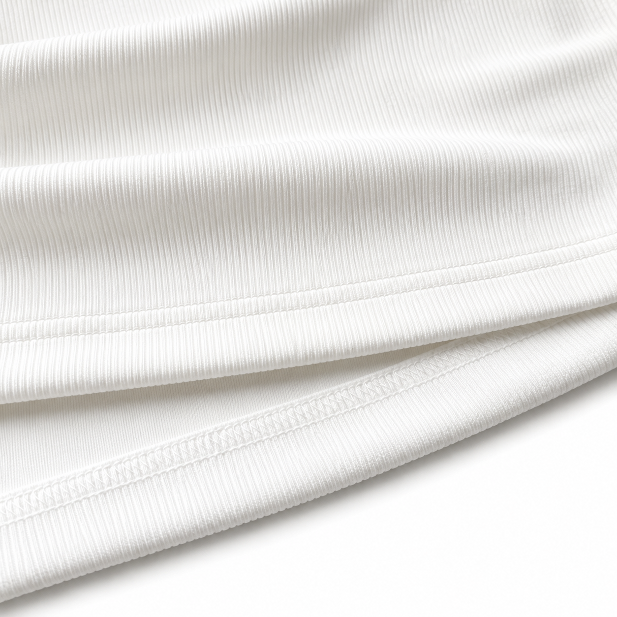 TWELTREE Muscle Fit Rib Henley Short Sleeve White - Kaos Henley Rib Slim Fit Lengan Pendek Pria Putih