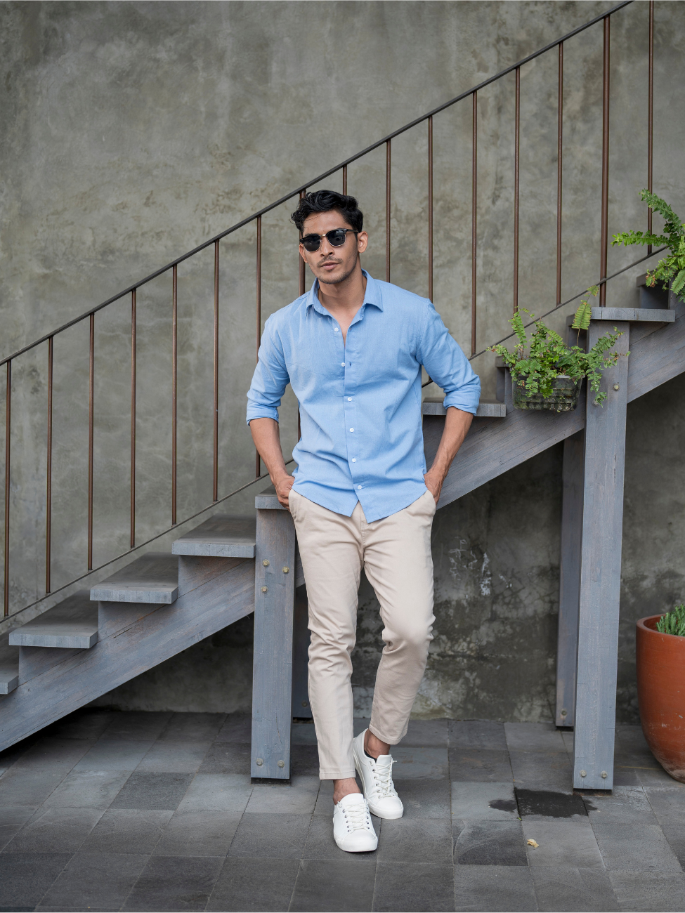 Tweltree Trukey Linen Long Shirt Off White | Sejuk dan bertekstur