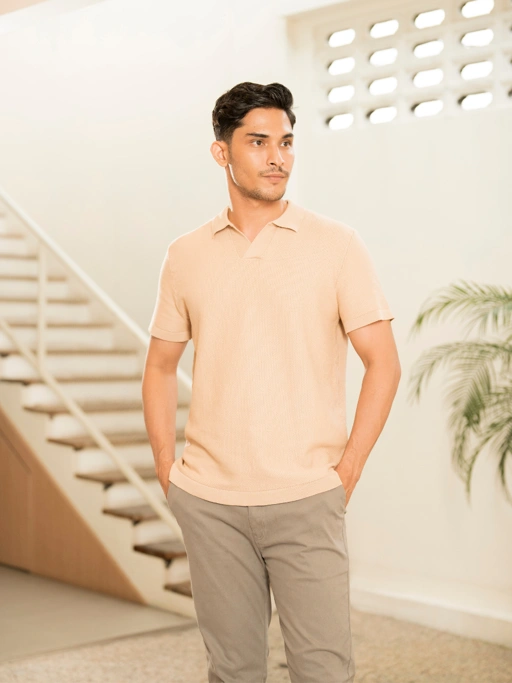 Tweltree Brusel Polo Shirt Burlywood