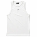 Slim Fit Waffle Knit Tank Top White