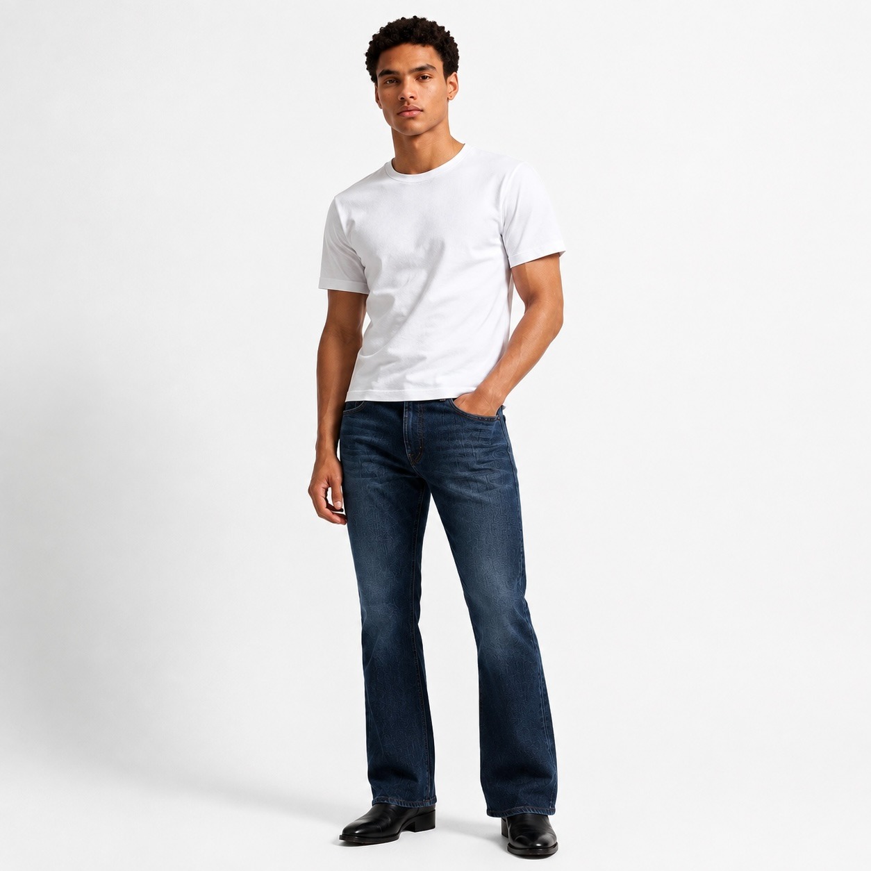 Fitted Heavyweight Cotton TCool Tee 16s 250gsm White