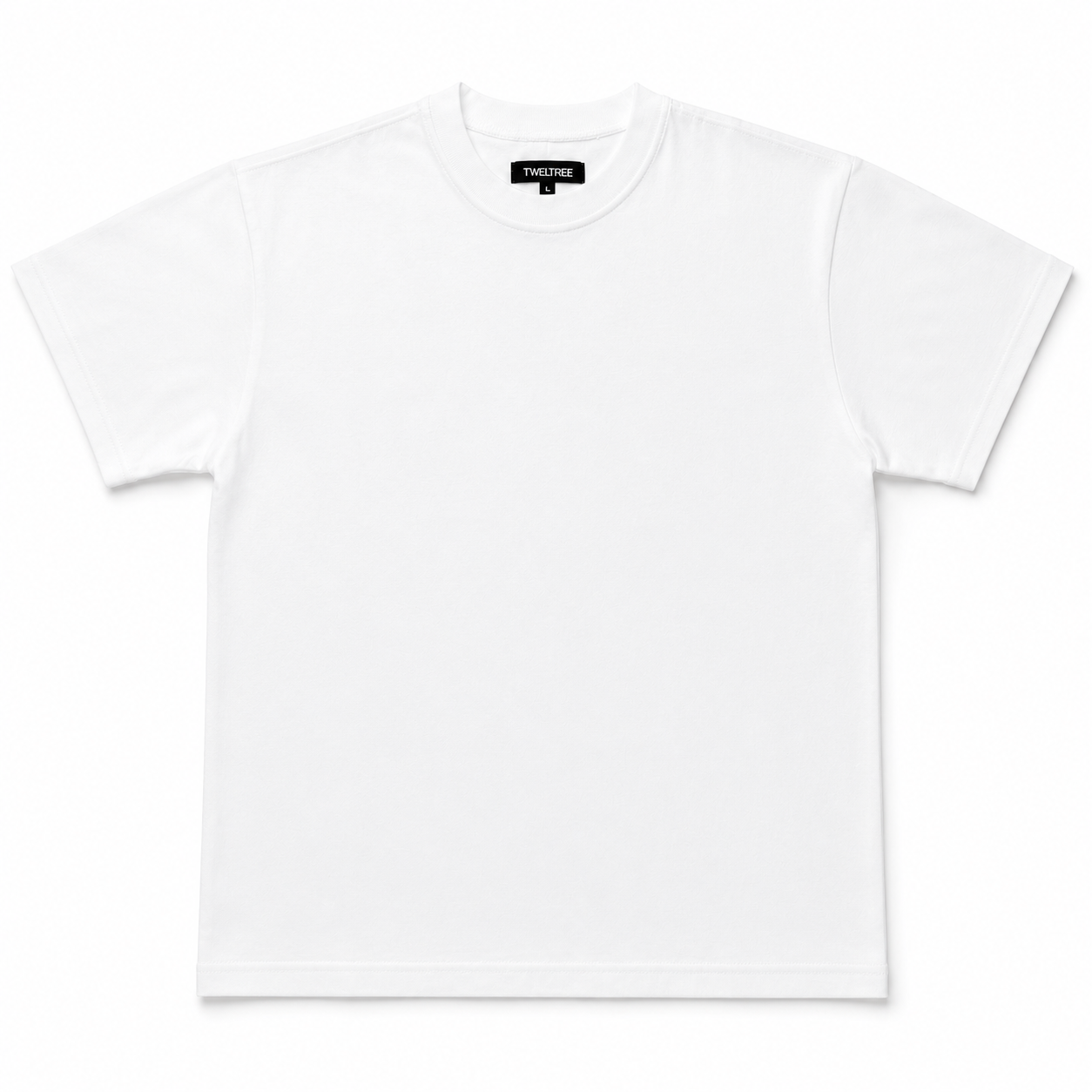 Fitted Heavyweight Cotton TCool Tee 16s 250gsm White