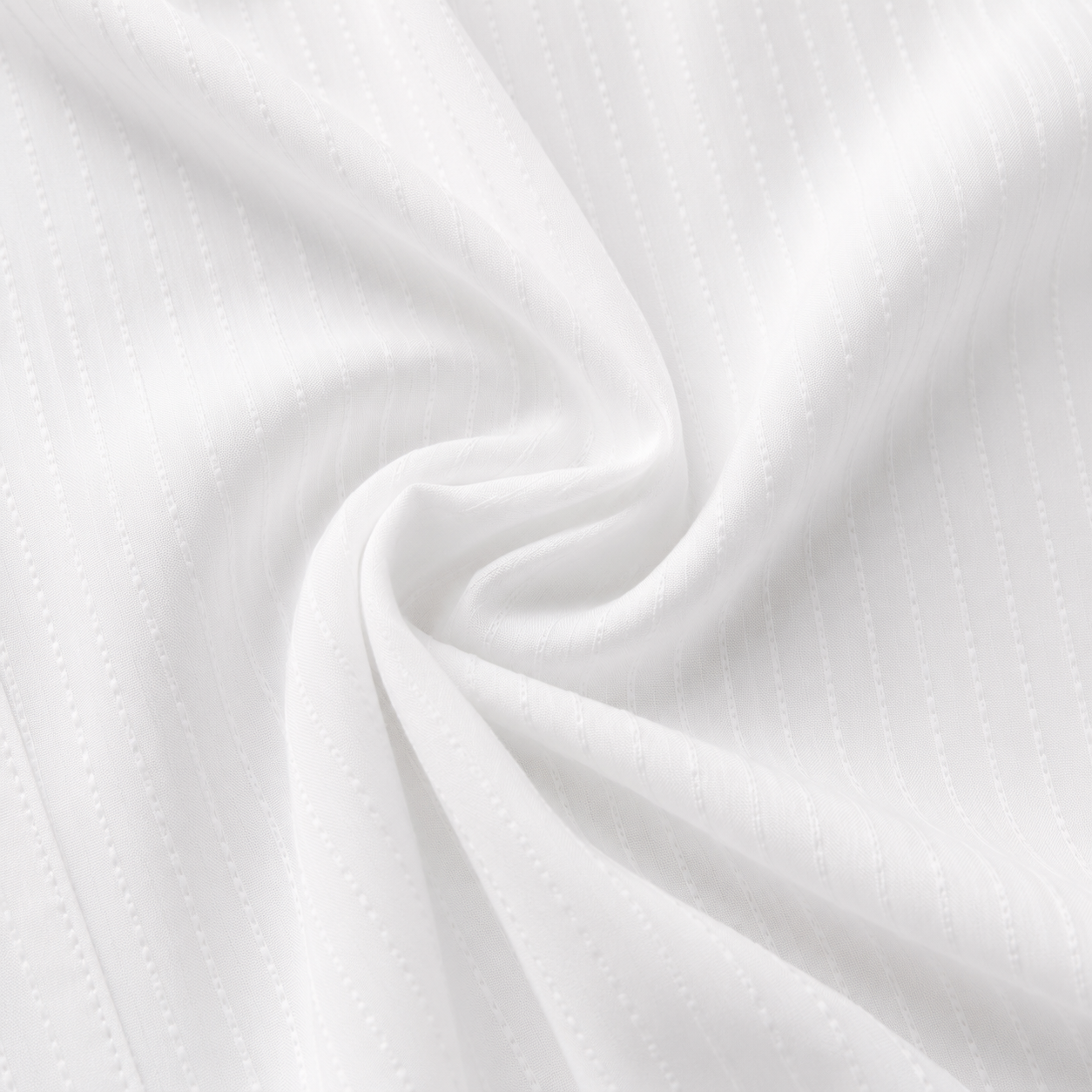 TWELTREE Relaxed Textured Cheongsam Shirt White