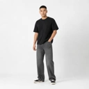 Boxy Oversize Soft Touch TCool Heavyweight Tee 290gsm Black