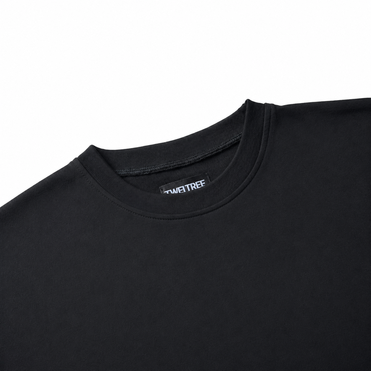 Boxy Oversize Soft Touch TCool Heavyweight Tee 290gsm Black