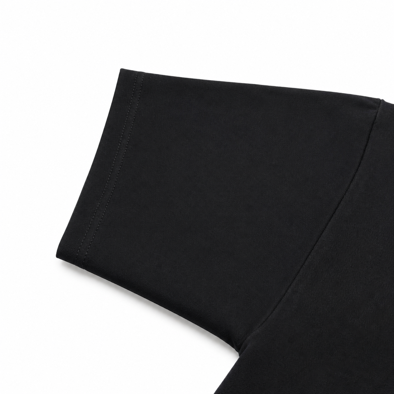 Boxy Oversize Soft Touch TCool Heavyweight Tee 290gsm Black