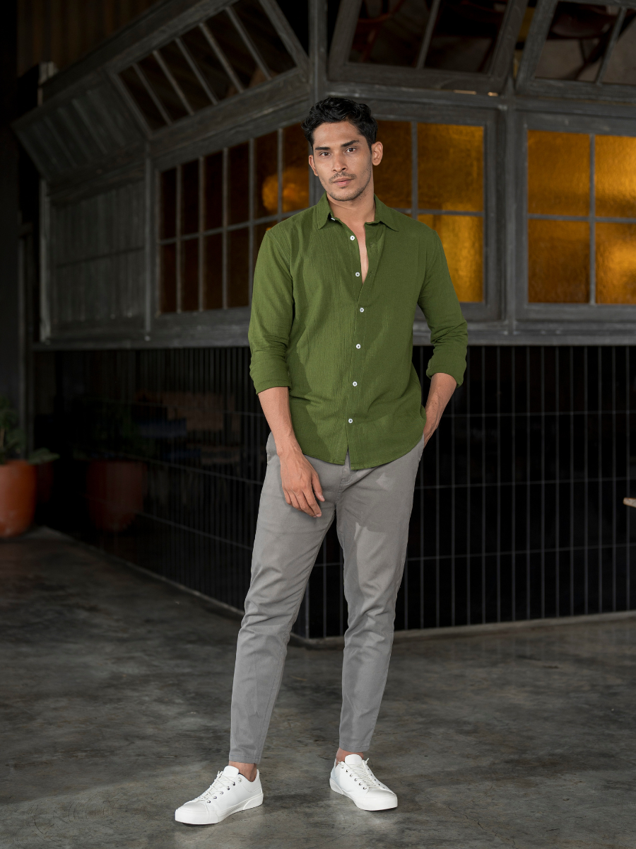Tweltree Pedera Chino Ankle Pants Grey