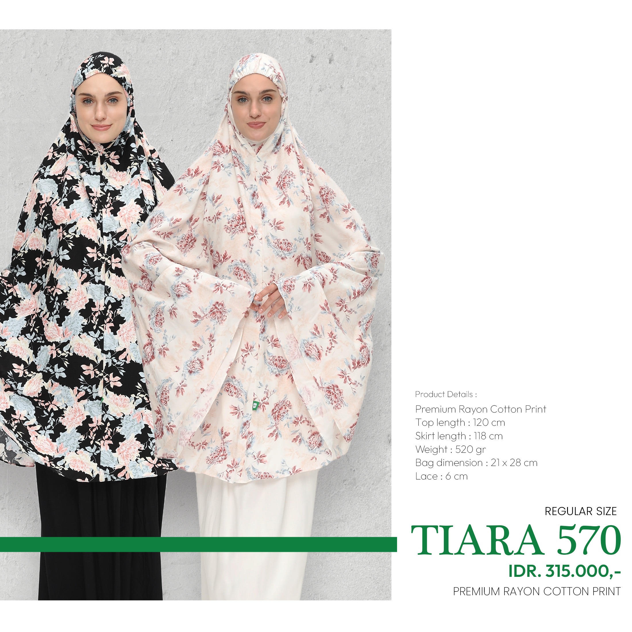 Tatuis Mukena Tiara 570 Dewasa Reguler