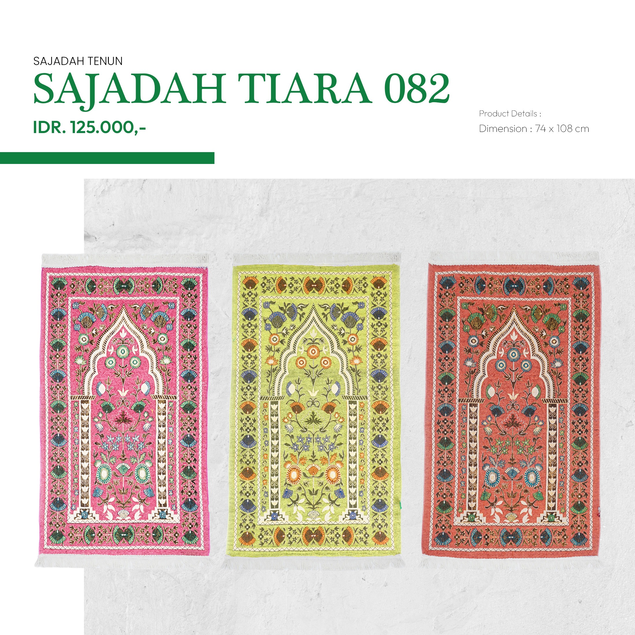 Tatuis Sajadah Tiara 082