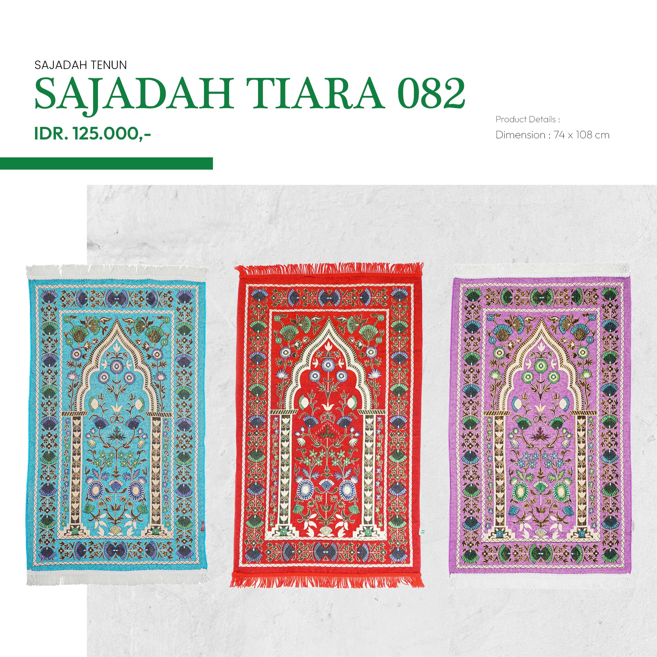 Tatuis Sajadah Tiara 082