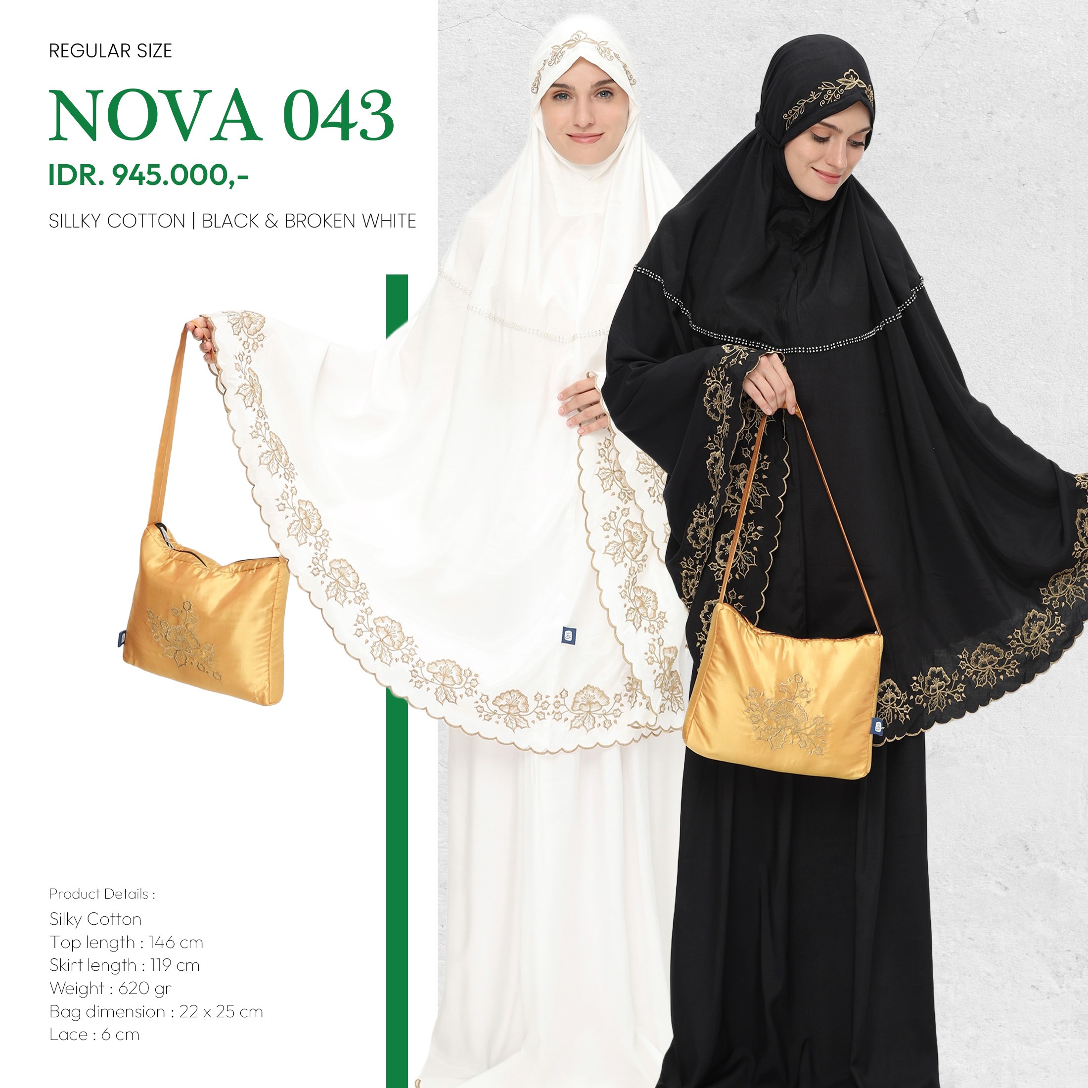 Tatuis Mukena Nova 043 Dewasa Reguler