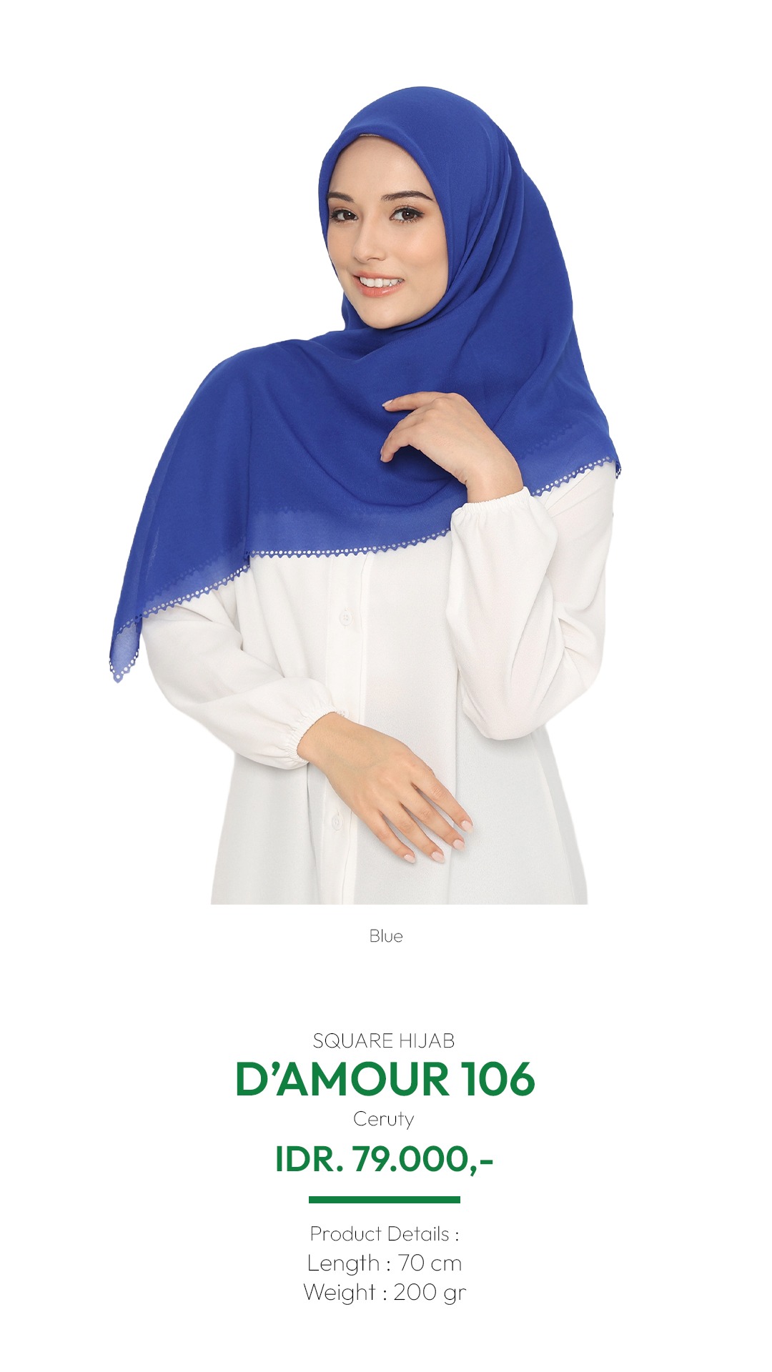 Tatuis Square Hijab Damour 106 Reguler