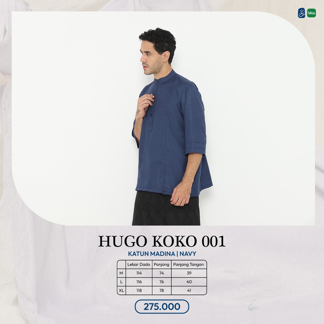 Tatuis Baju Koko Hugo 001 Dewasa