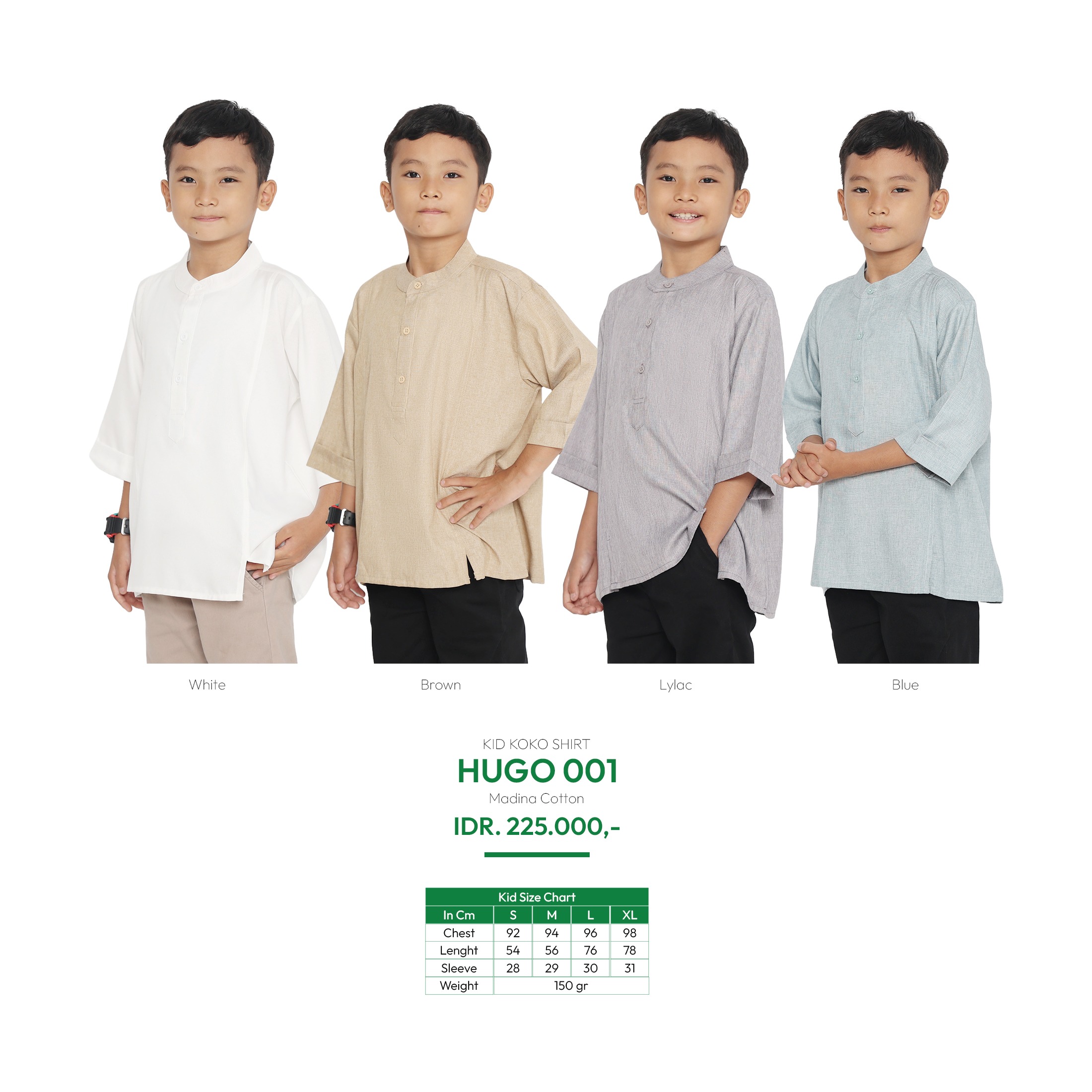 Tatuis Baju Koko Hugo 001 Anak