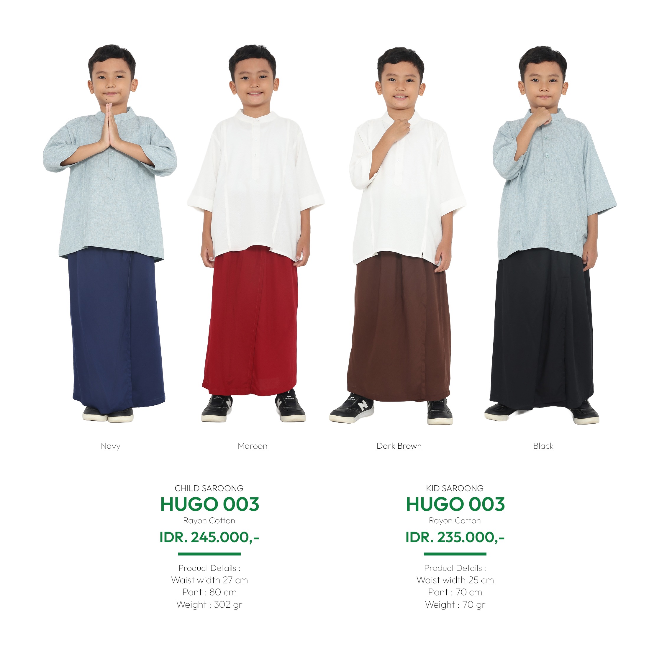 Tatuis Sarung Hugo 003 Anak Dan Remaja