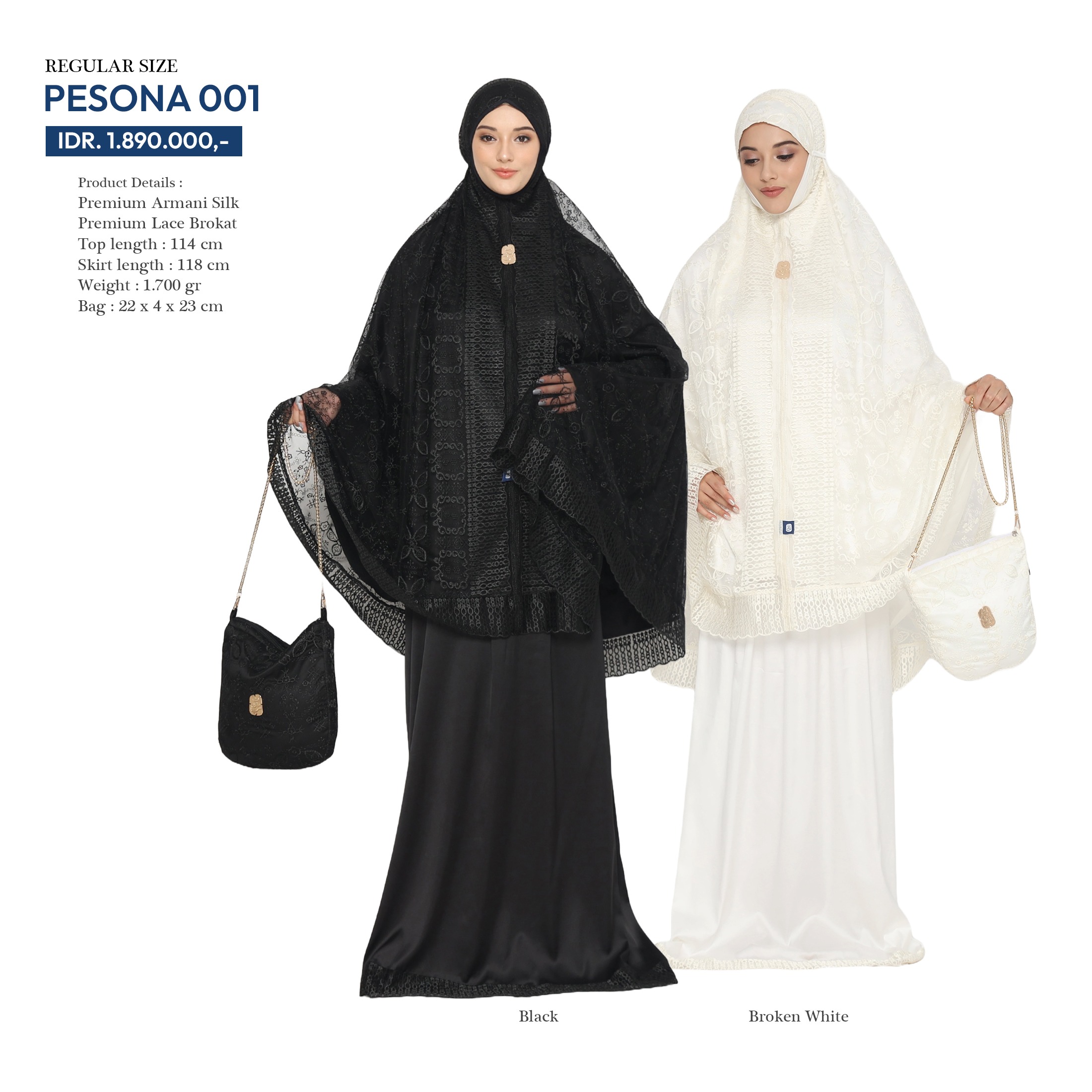 Tatuis Mukena Pesona 001 Dewasa Reguler