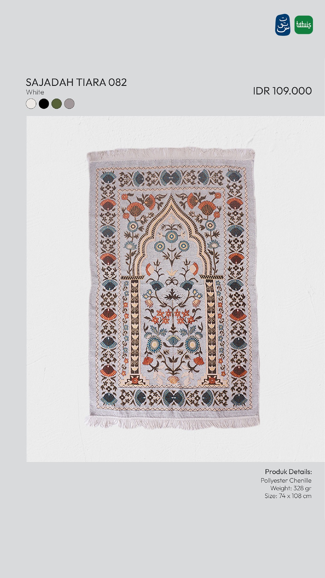 Tatuis Sajadah Tiara 082