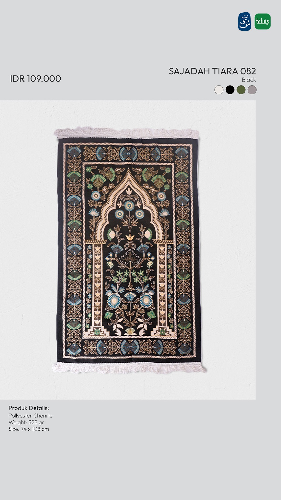 Tatuis Sajadah Tiara 082