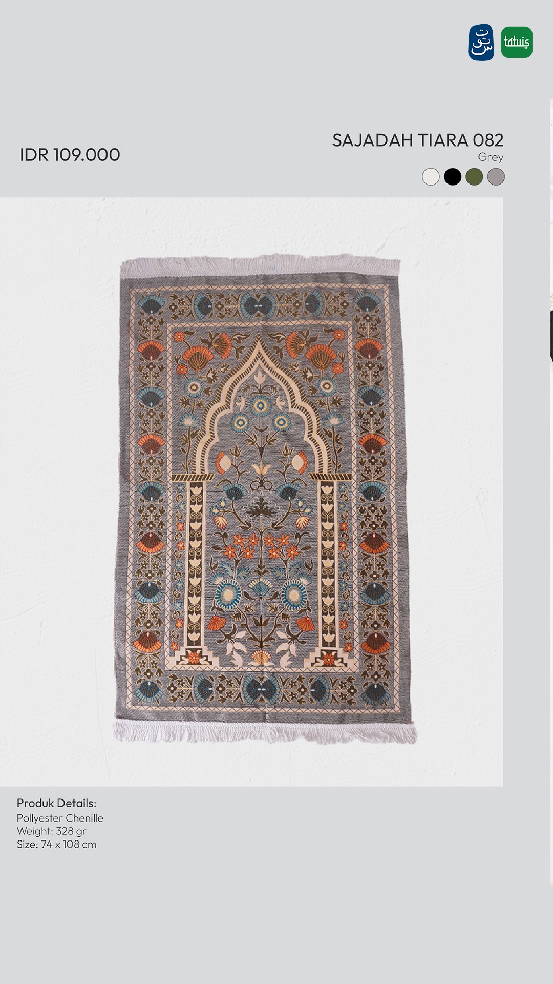 Tatuis Sajadah Tiara 082