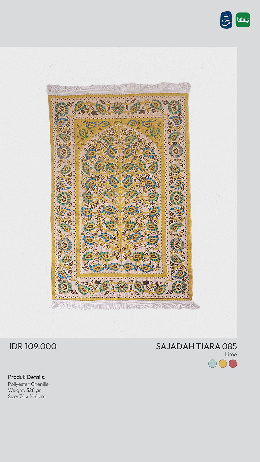 Tatuis Sajadah Tiara 085