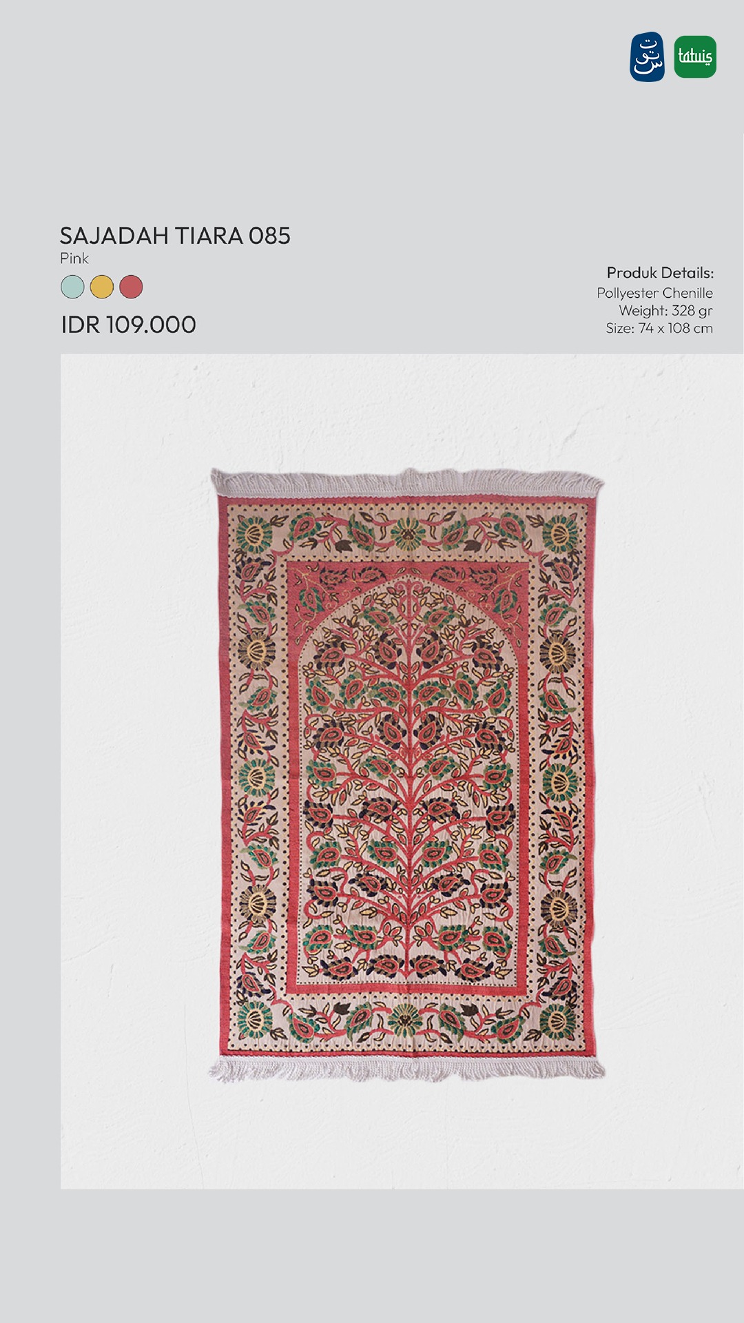 Tatuis Sajadah Tiara 085