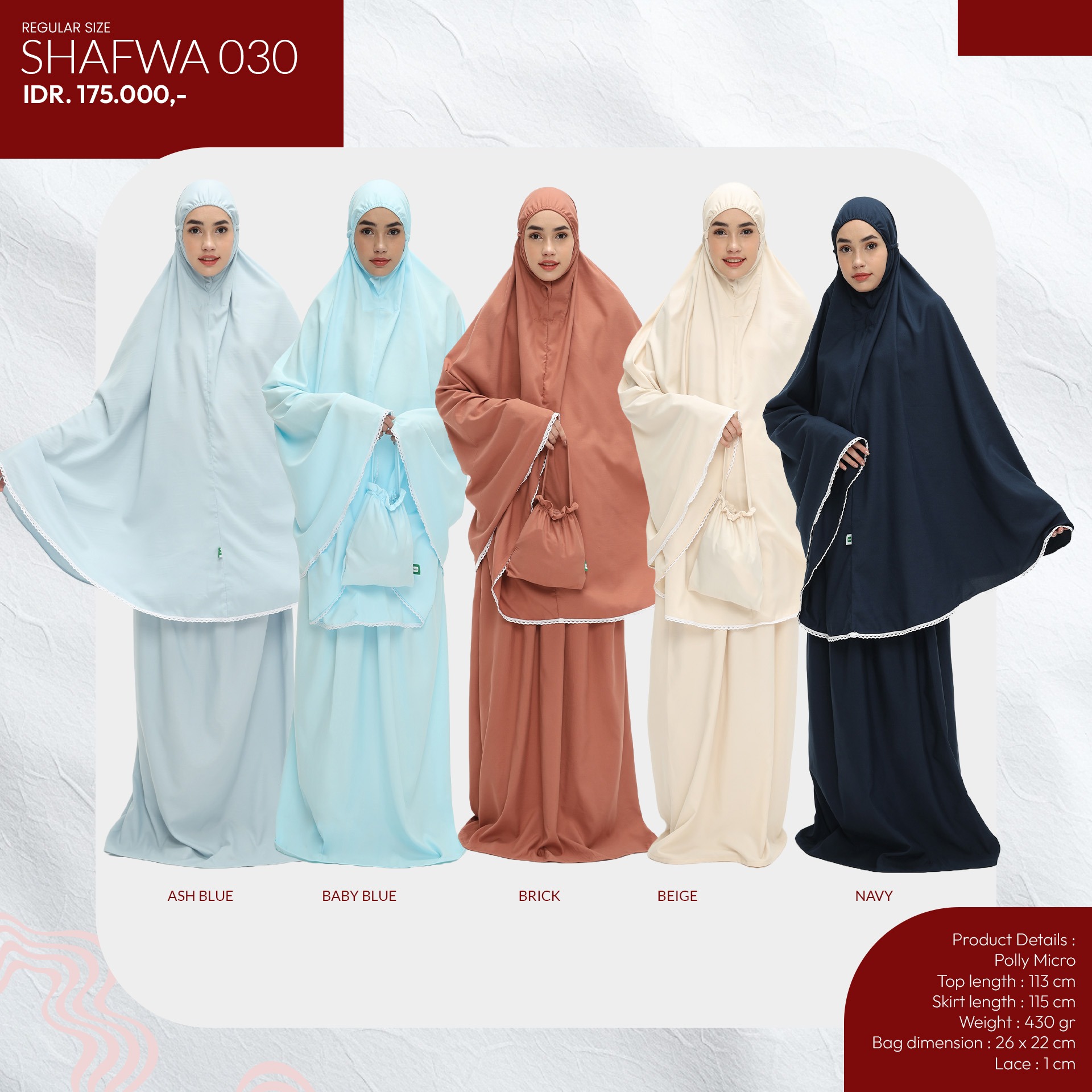 Tatuis Mukena Shafwa 030 Dewasa Reguler