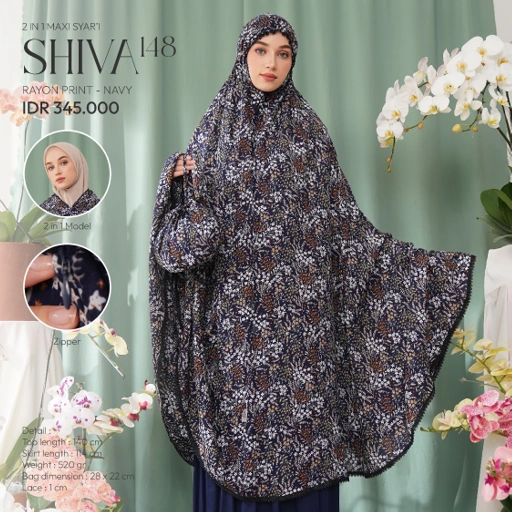 Image of Tatuis Mukena Shiva 148 2 IN 1 Dewasa Maxi Syar'i