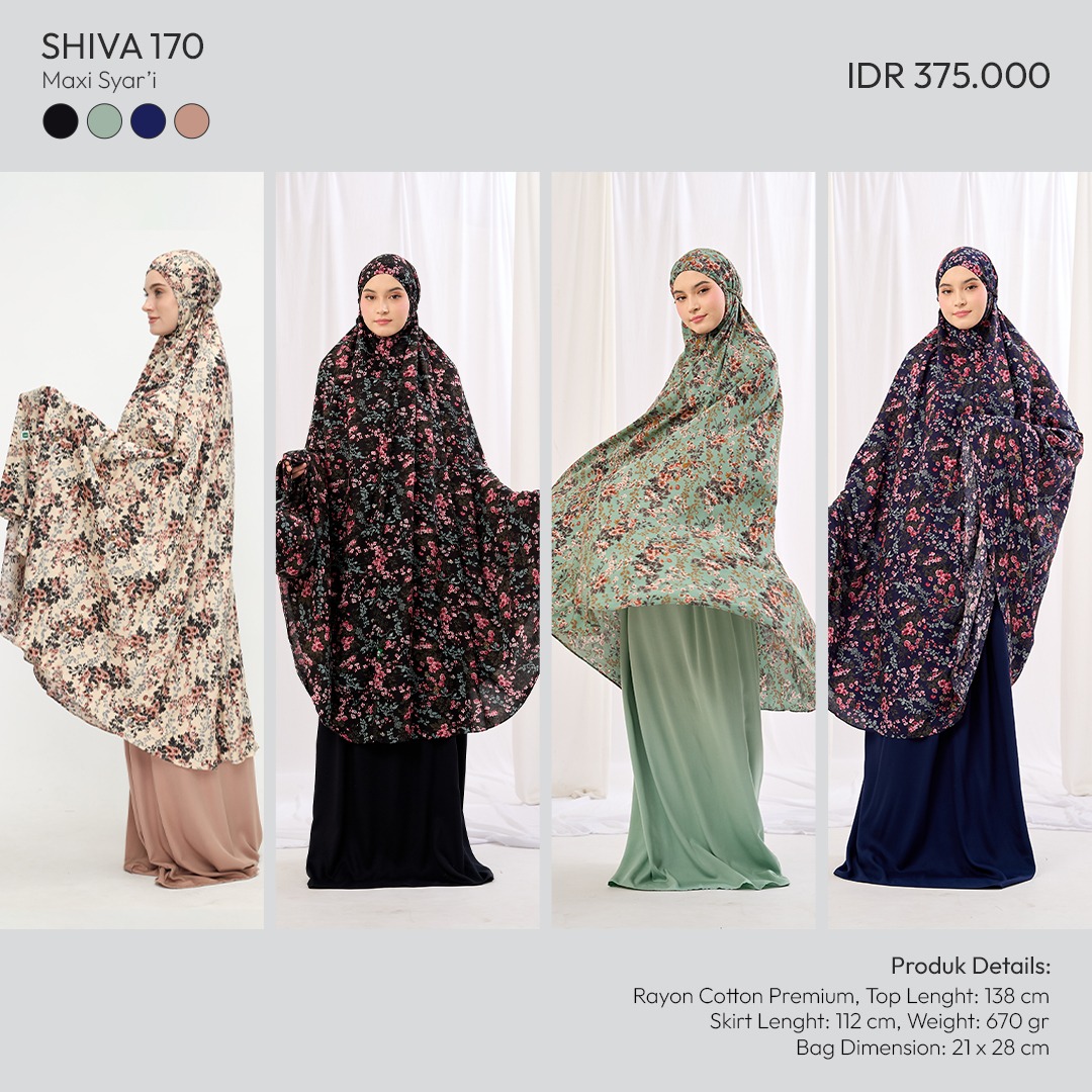 Tatuis Mukena Shiva 170 Dewasa Maxy Syari