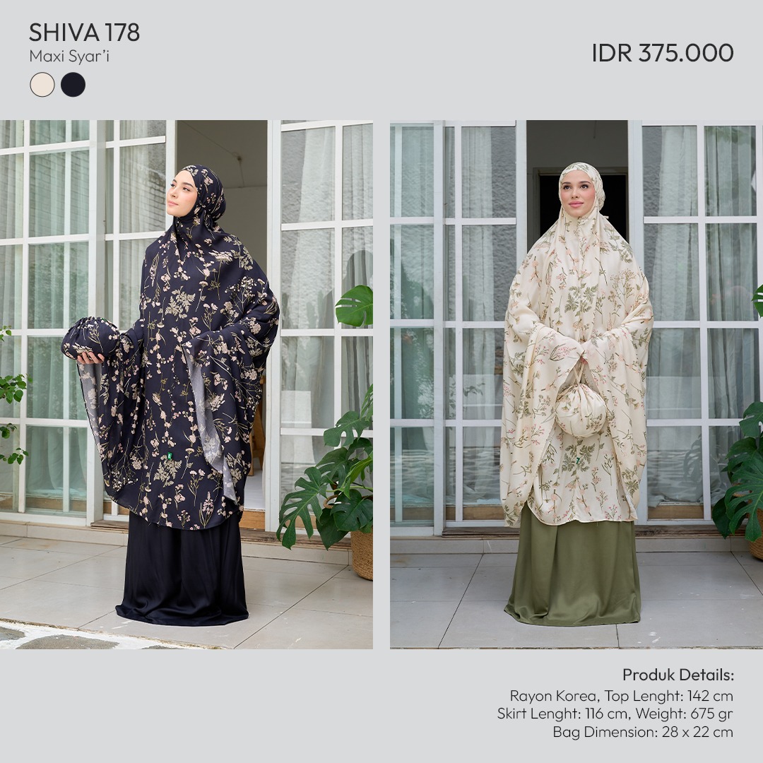 Tatuis Mukena Shiva 178 Dewasa Maxy Syari