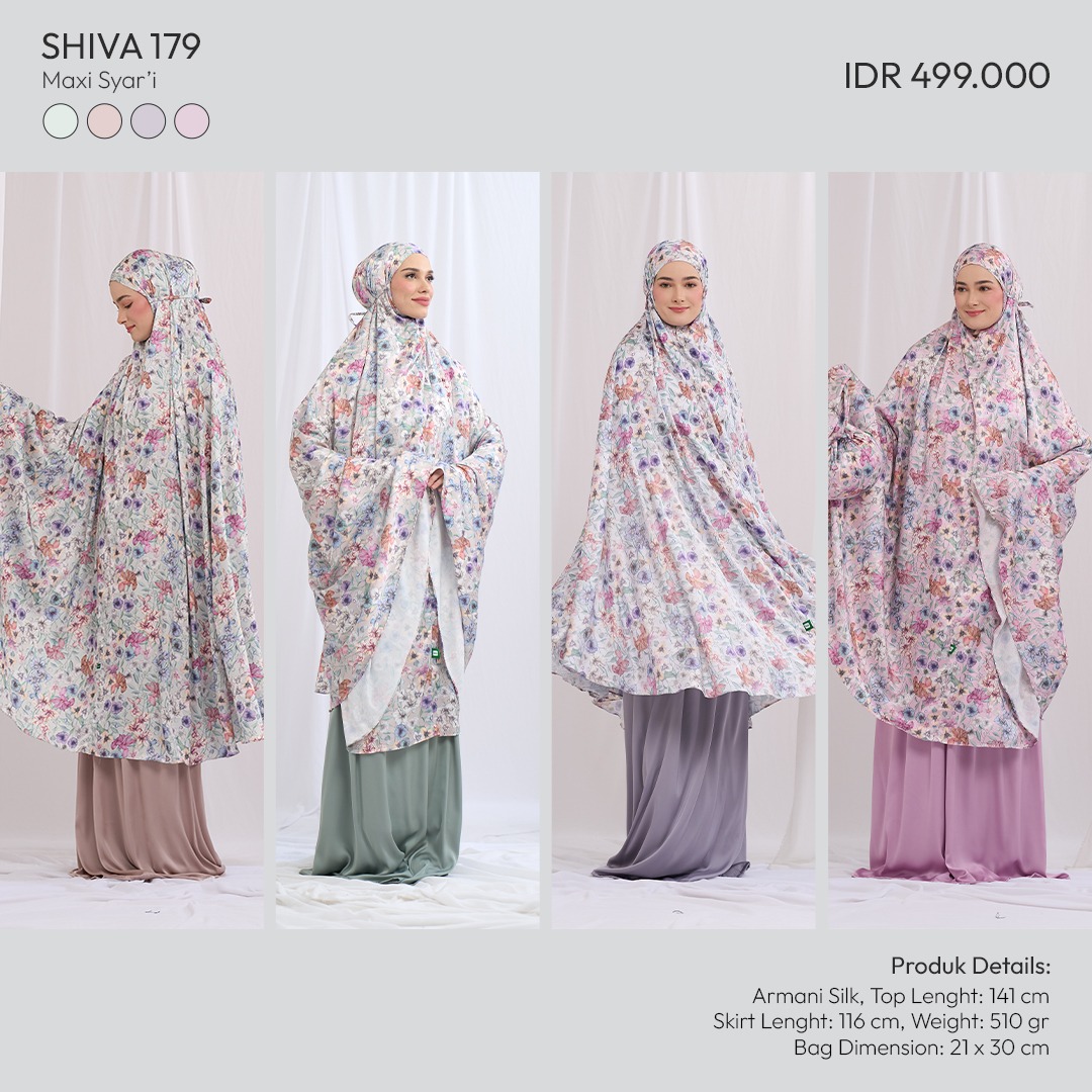 Tatuis Mukena Shiva 179 Dewasa Maxy Syari