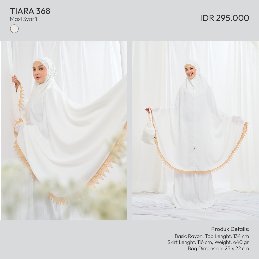 Tatuis Mukena Tiara 368 Broken White