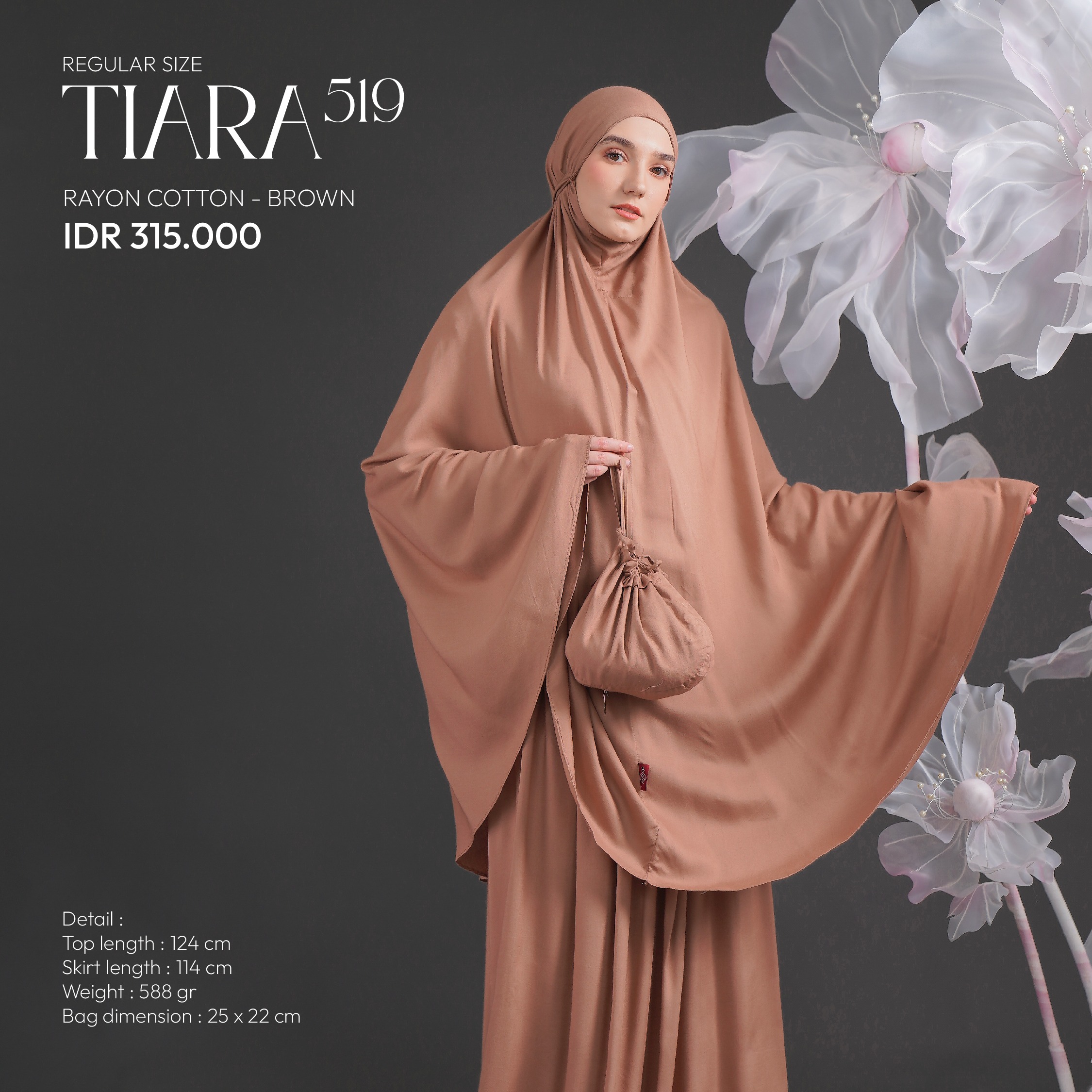 Tatuis Mukena Tiara 519 Dewasa Reguler