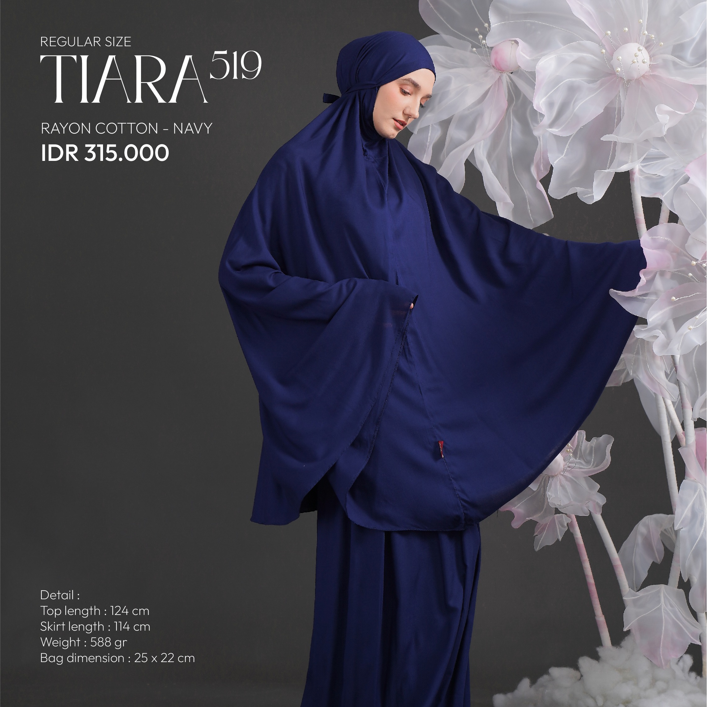 Tatuis Mukena Tiara 519 Dewasa Reguler