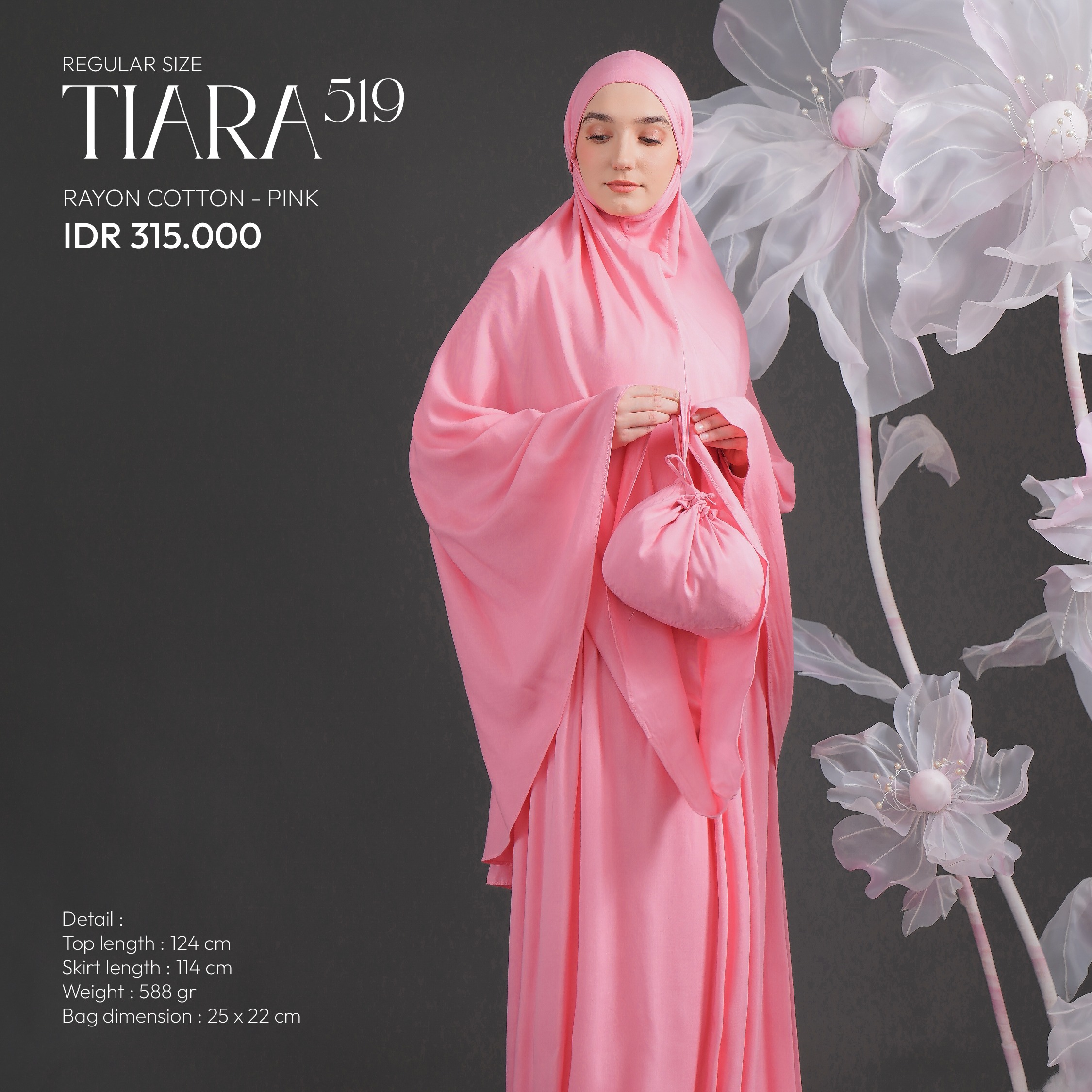 Tatuis Mukena Tiara 519 Dewasa Reguler