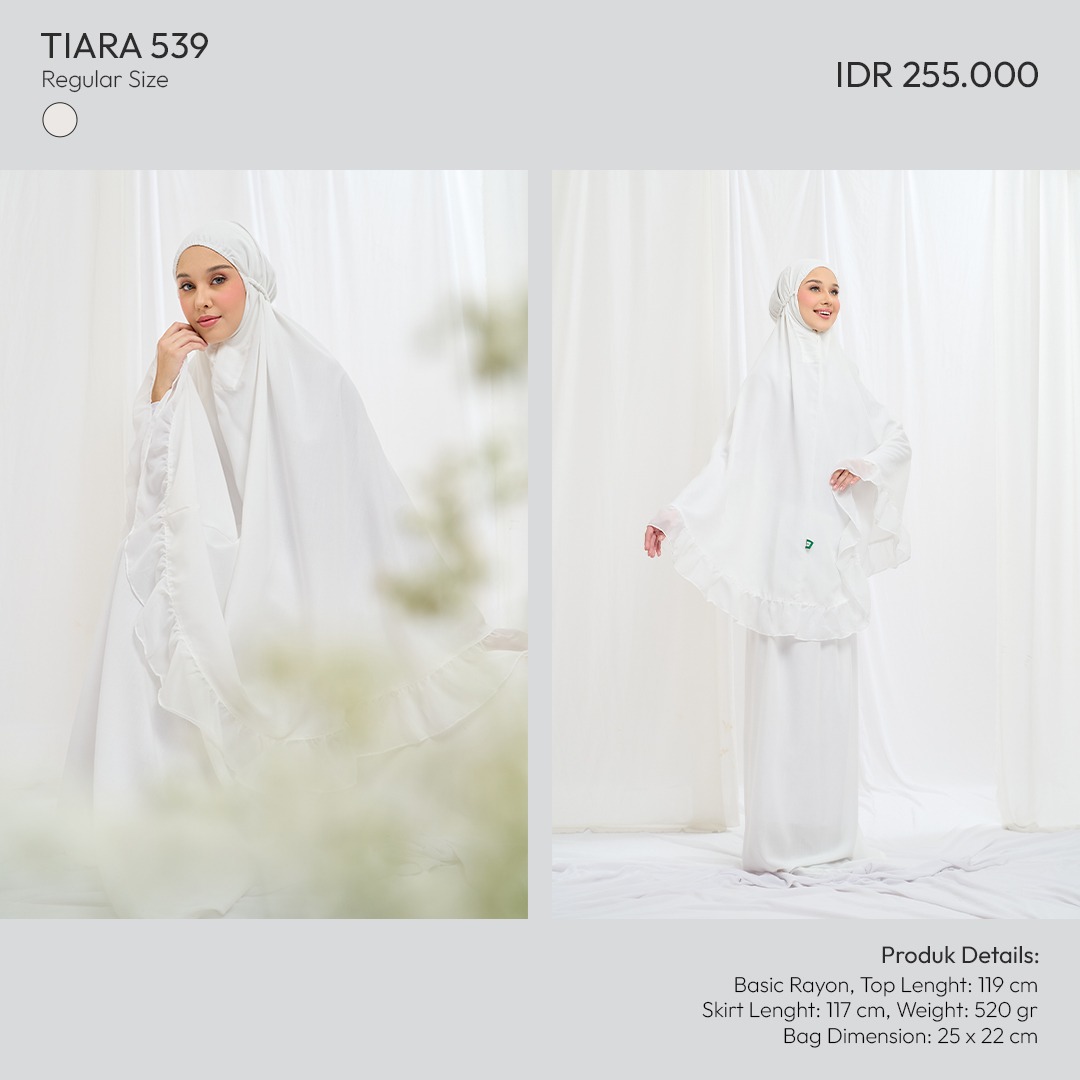 Tatuis Mukena Tiara 539 Dewasa Reguler Special Haji