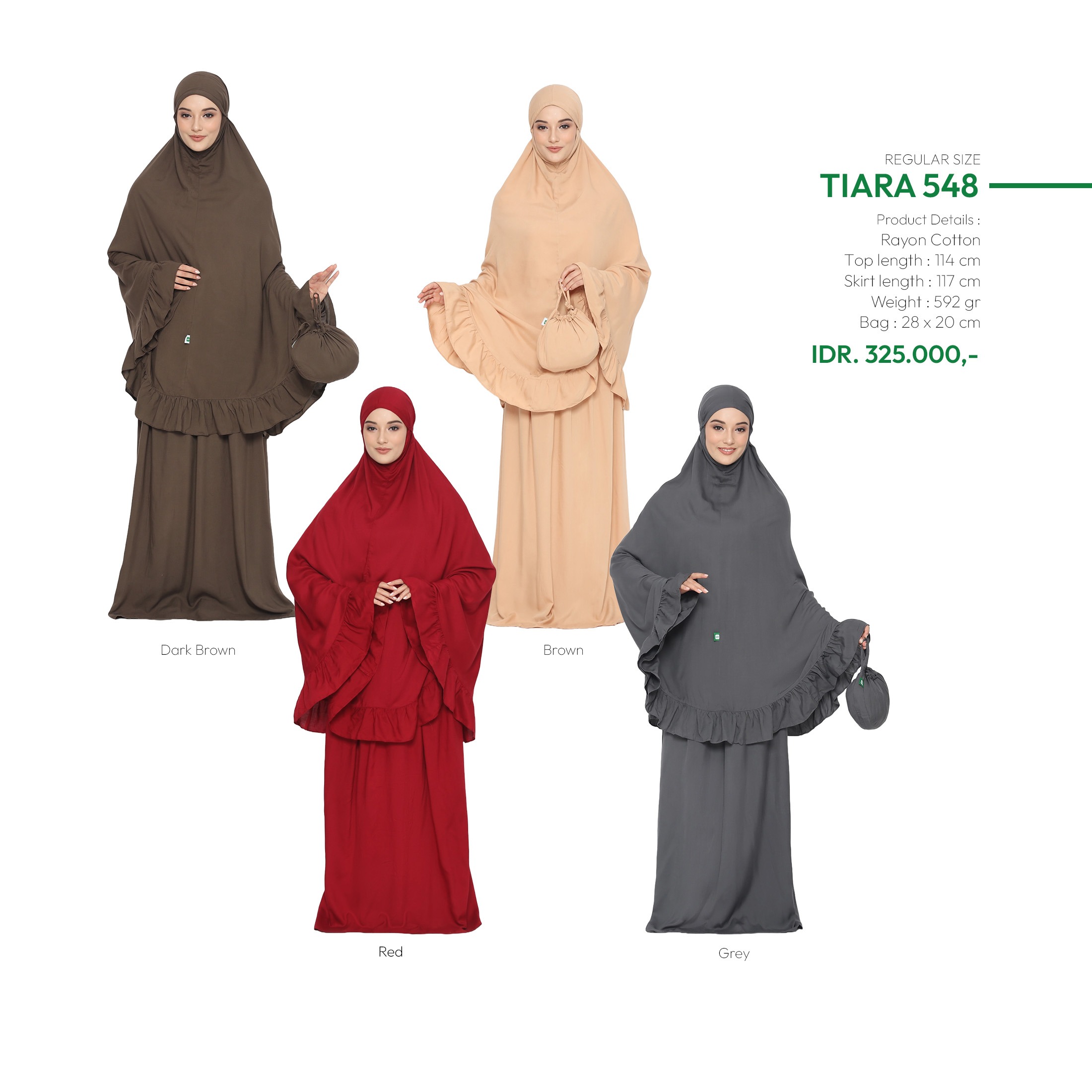 Tatuis Mukena Tiara 548 Dewasa Reguler