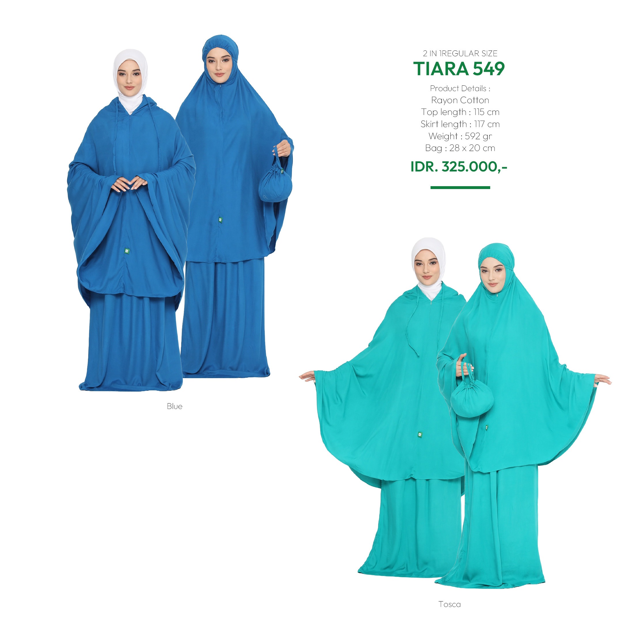 Tatuis Mukena Tiara 549 Dewasa Reguler