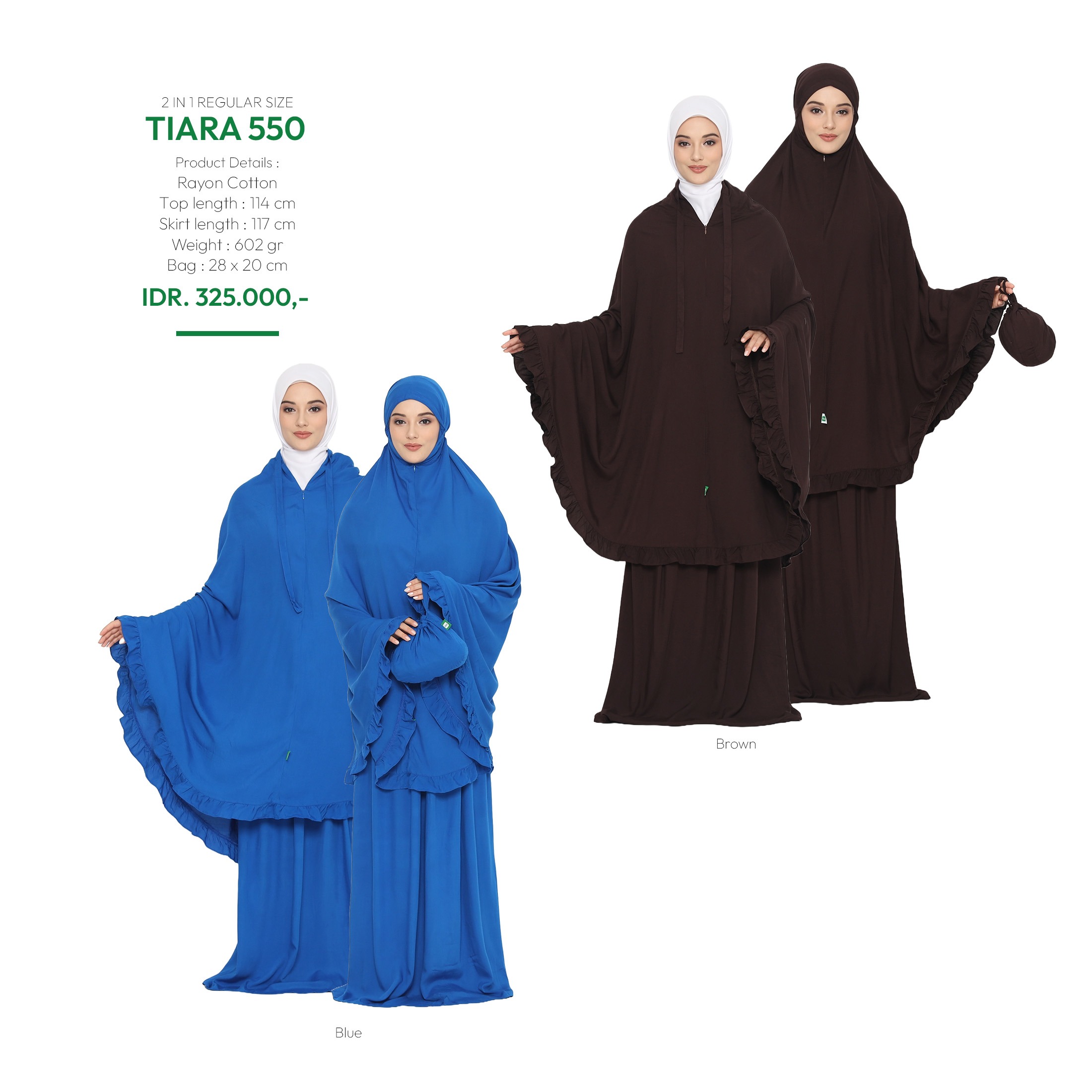 Tatuis Mukena Tiara 550 Dewasa Reguler