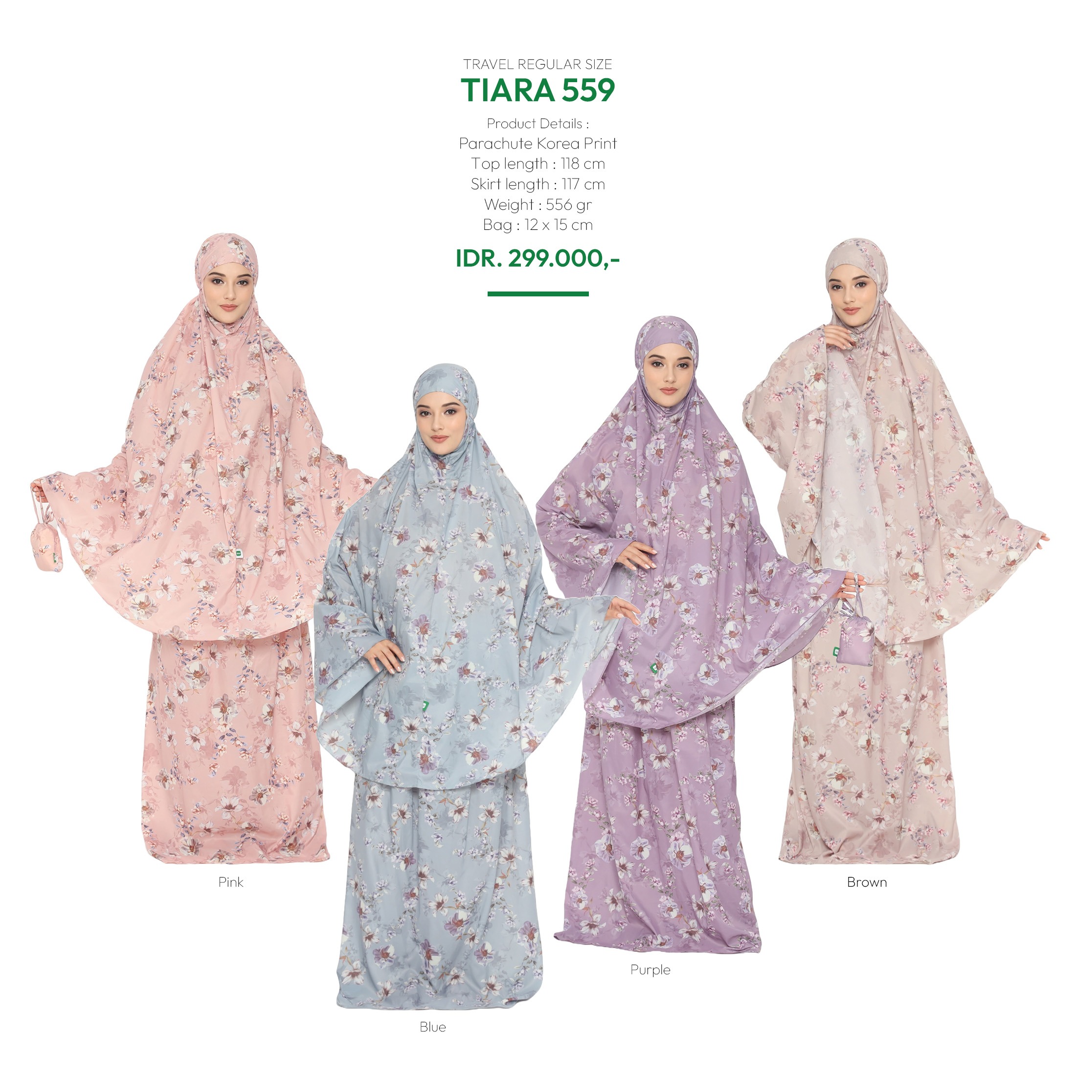 Tatuis Mukena Tiara 559 Dewasa Reguler