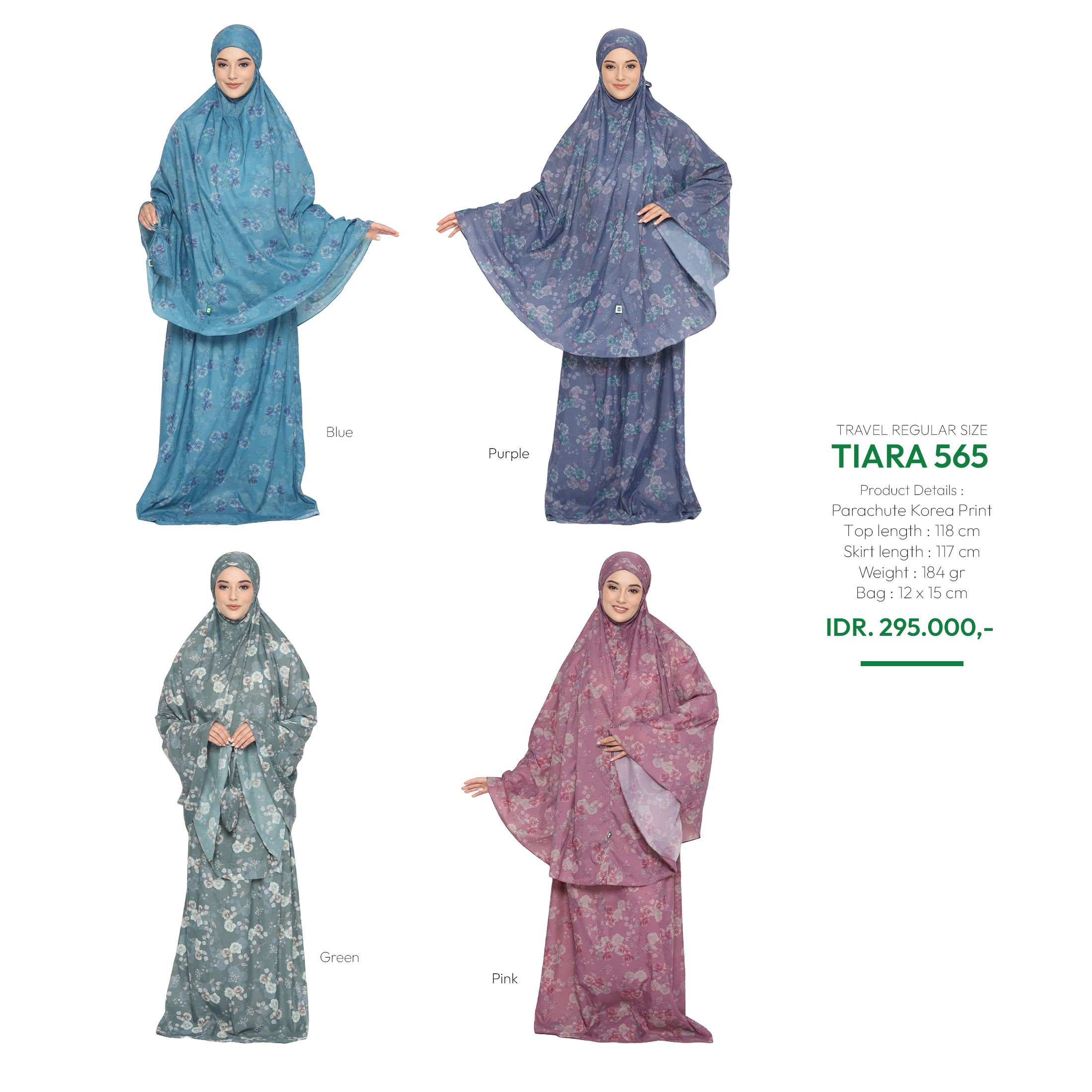 Tatuis Mukena Tiara 565 Dewasa Reguler