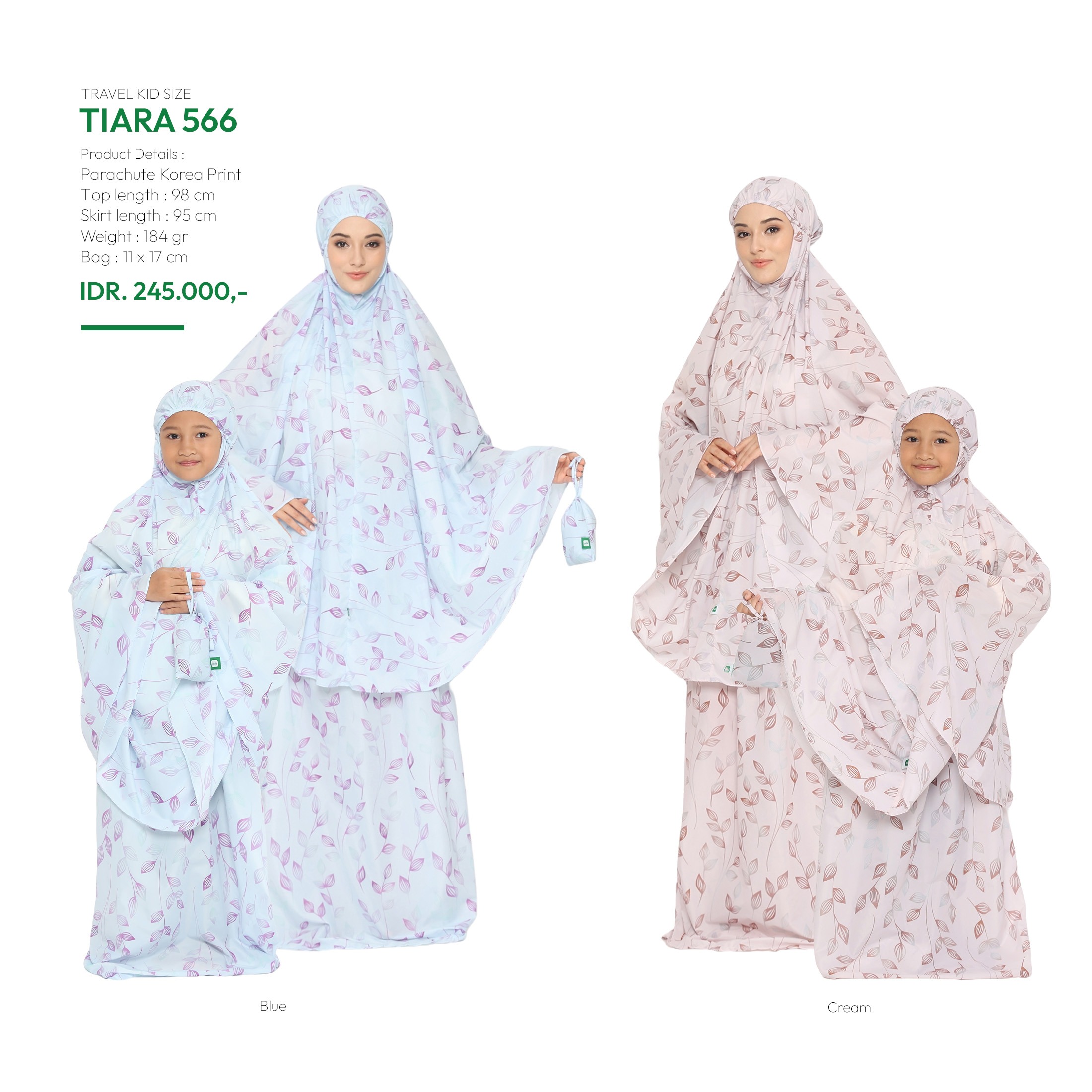 Tatuis Mukena Tiara 566 Anak