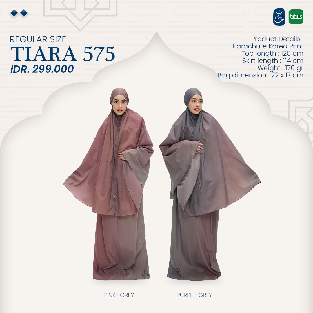 Tatuis Mukena Tiara 575 Travelling Dewasa Reguler