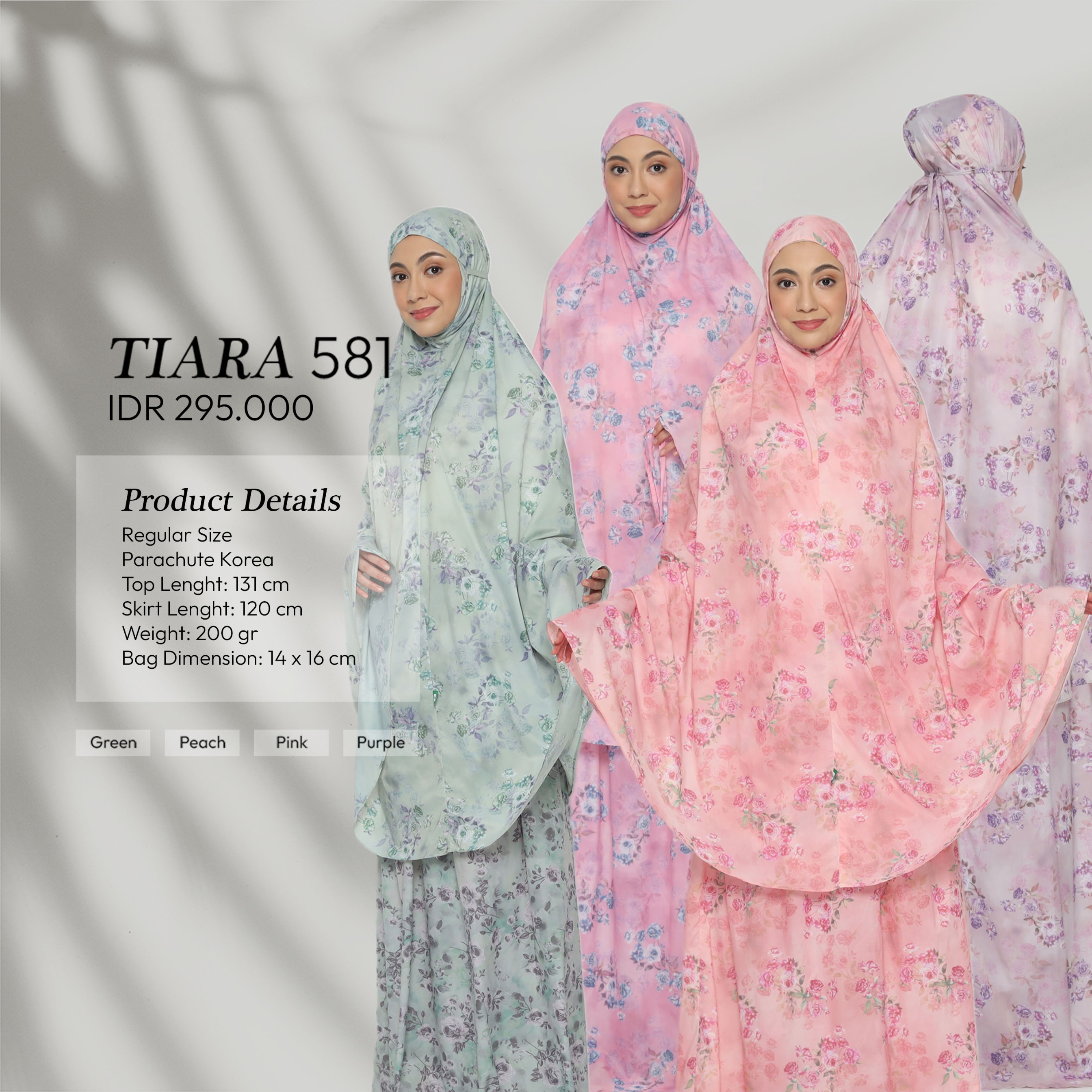 Tatuis Mukena Tiara 581 Travelling Dewasa Reguler
