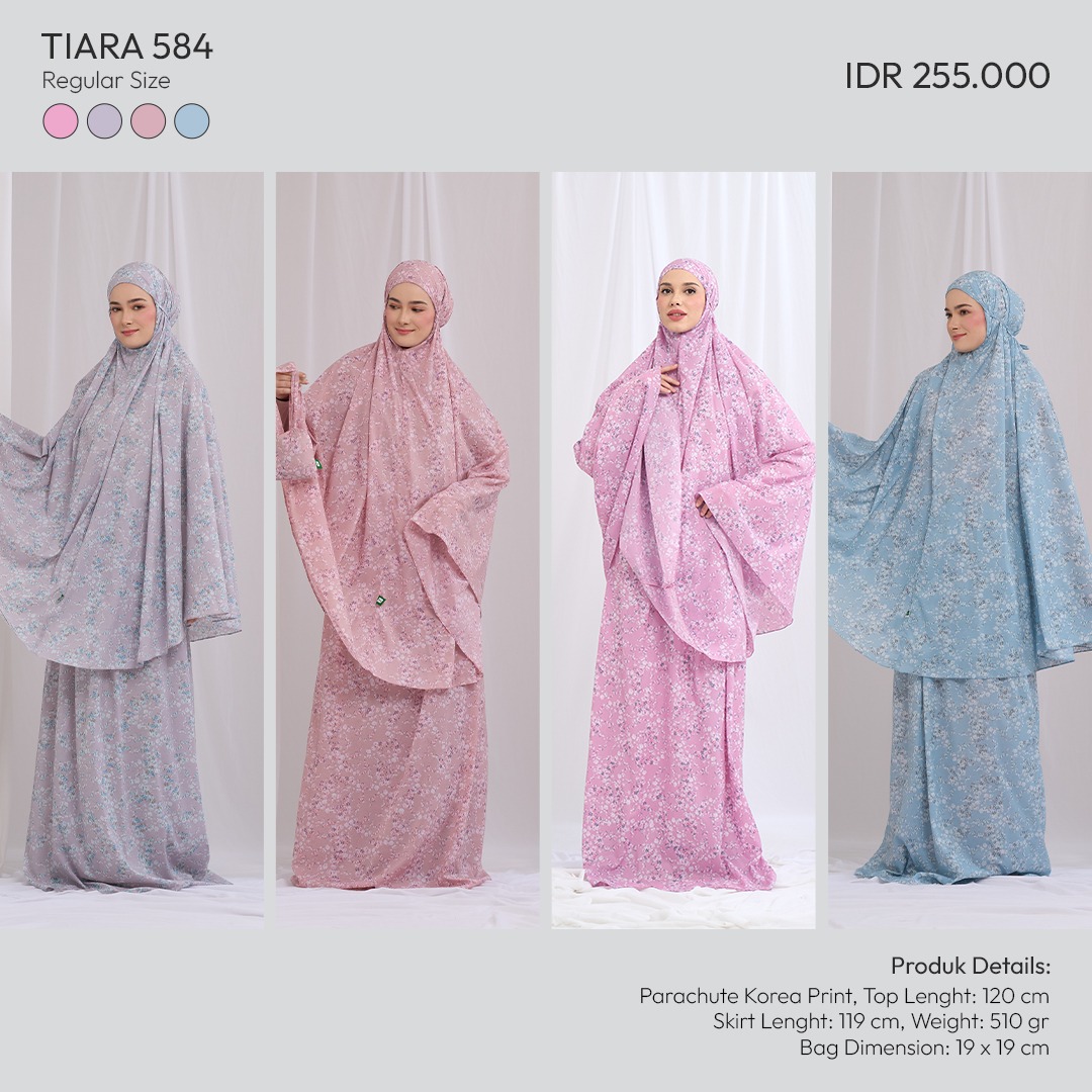Tatuis Mukena Tiara 584 Travelling Dewasa Reguler