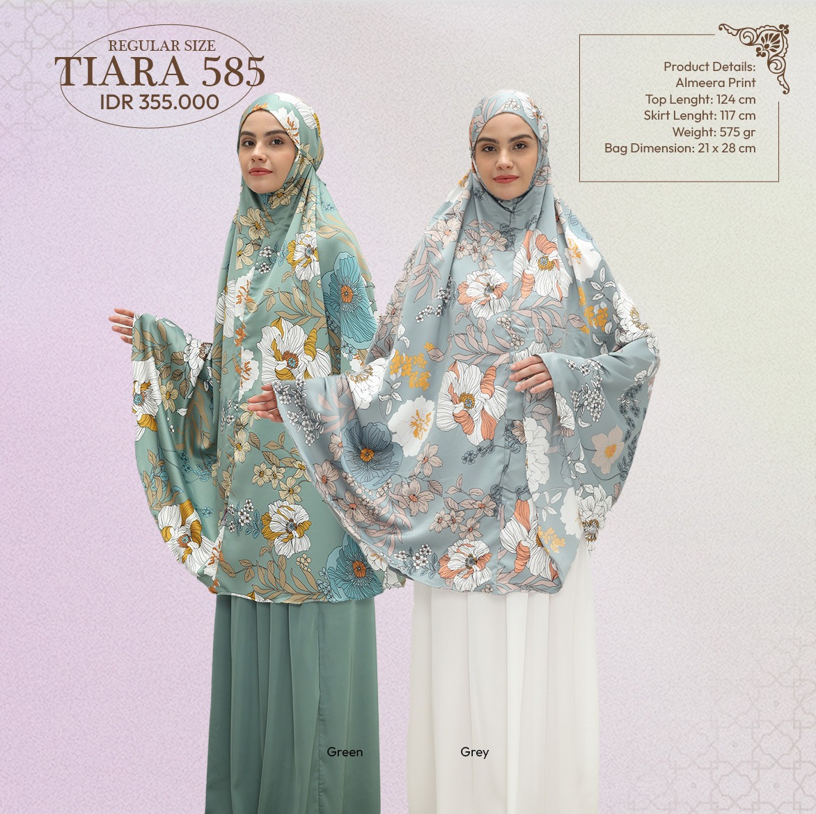 Tatuis Mukena Tiara 585 Dewasa Reguler