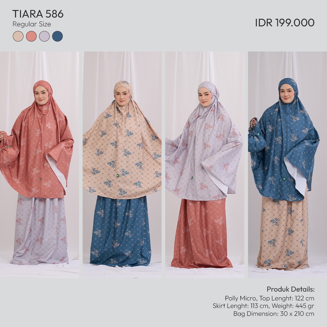 Tatuis Mukena Tiara 586 Travelling Dewasa Reguler
