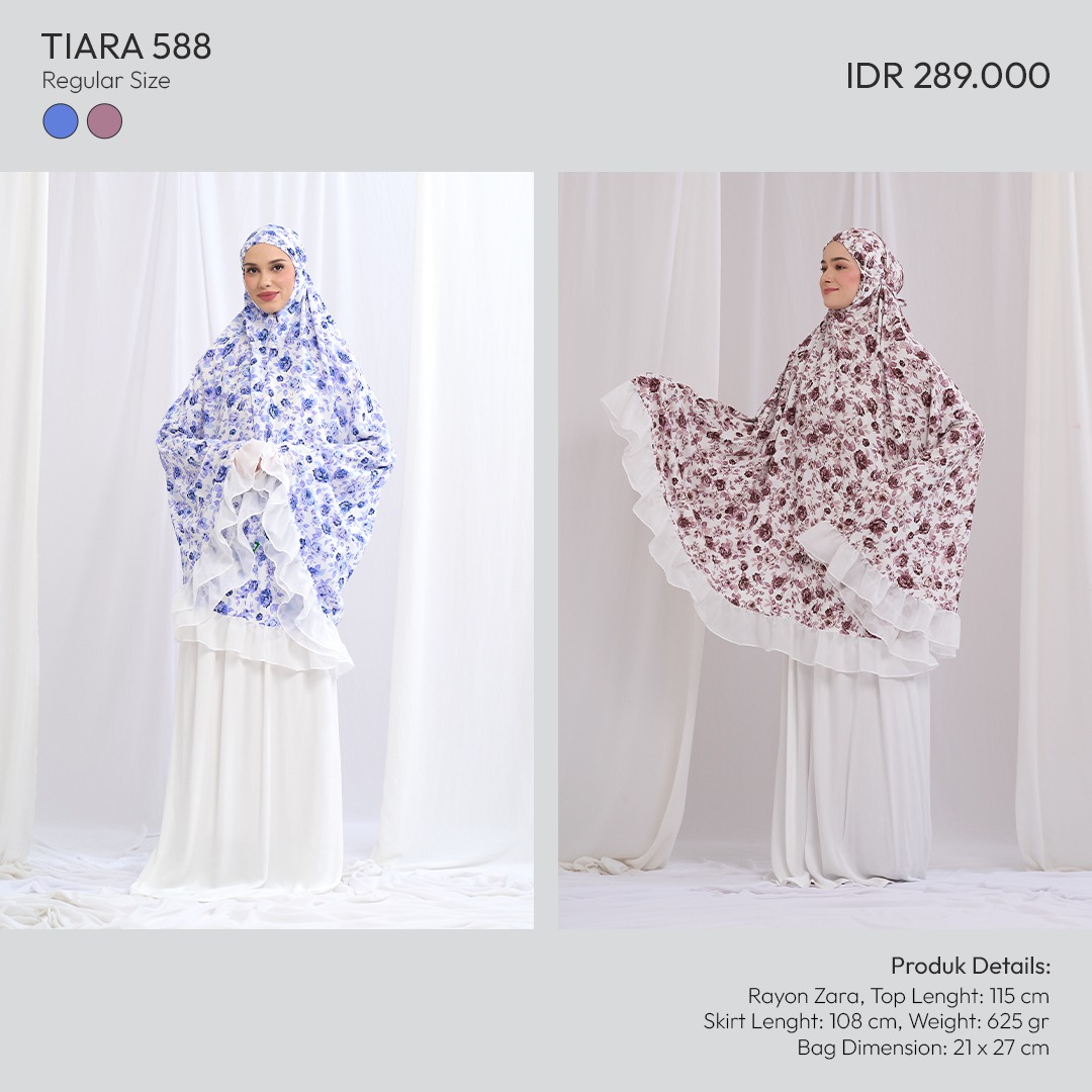 Tatuis Mukena Tiara 588 Dewasa Reguler