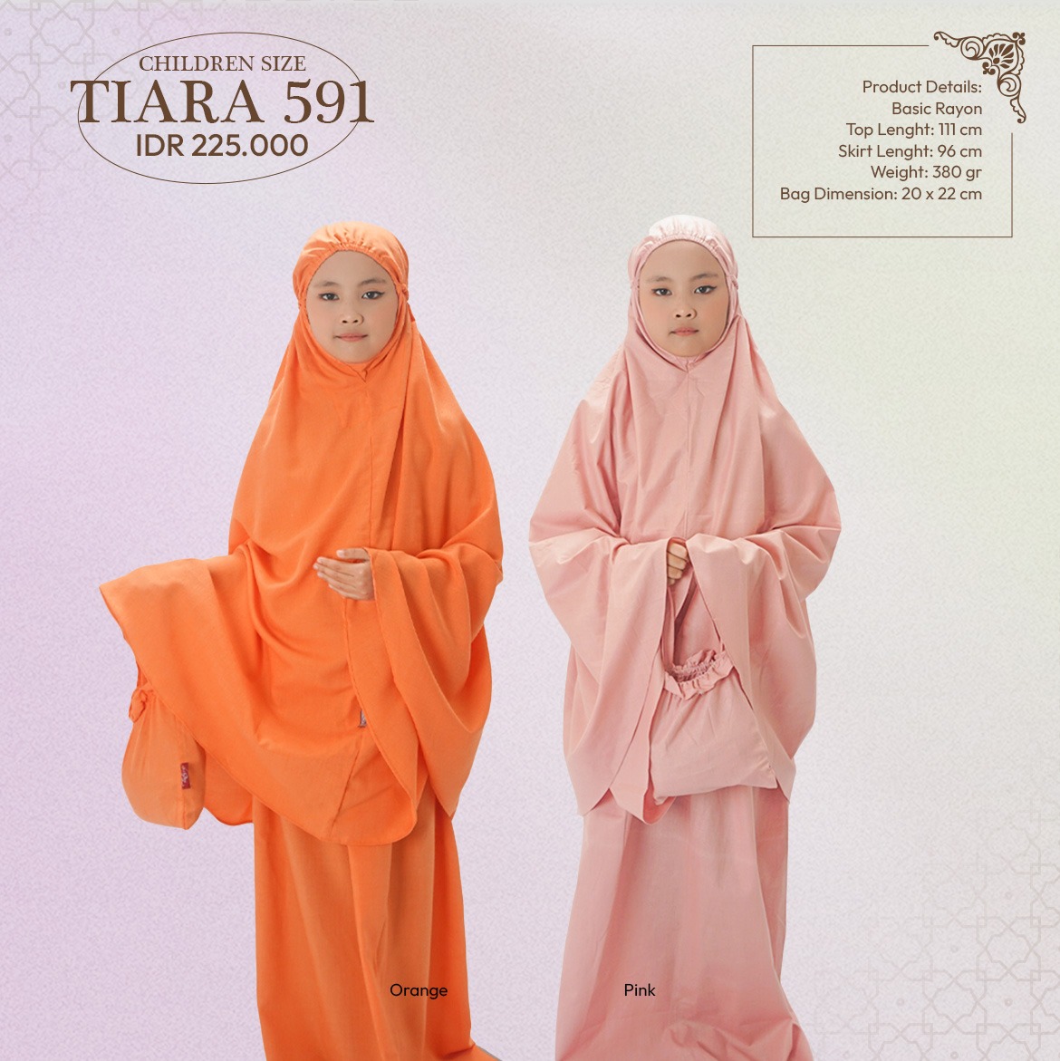 Tatuis Mukena Tiara 591 Anak Reguler
