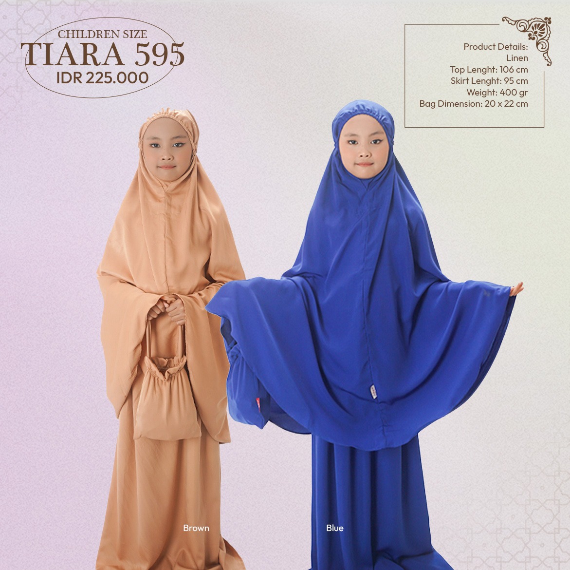 Tatuis Mukena Tiara 595 Anak Reguler